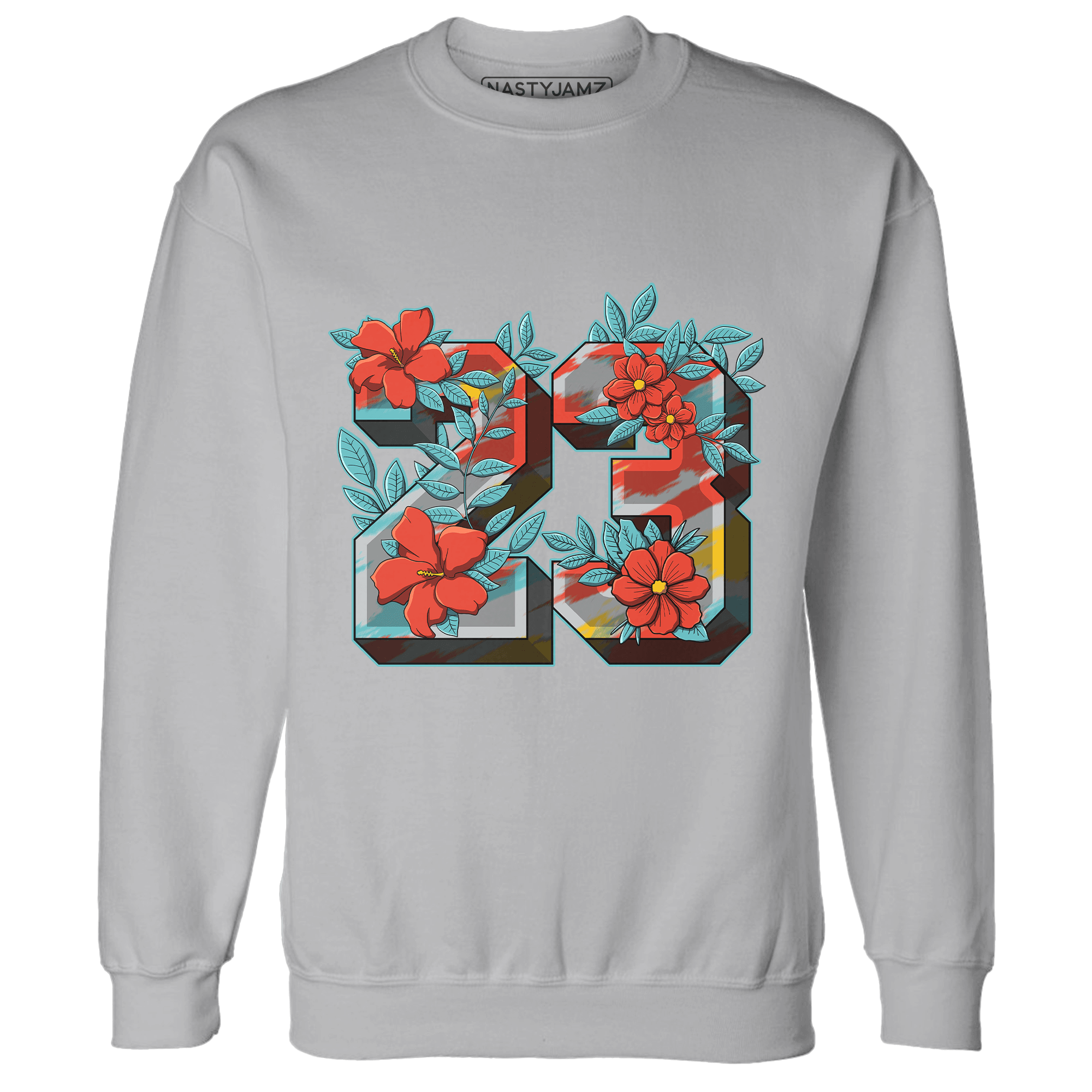 KB 8 Protro Venice Beach Sweatshirt Match 23 Floral - NastyJamz