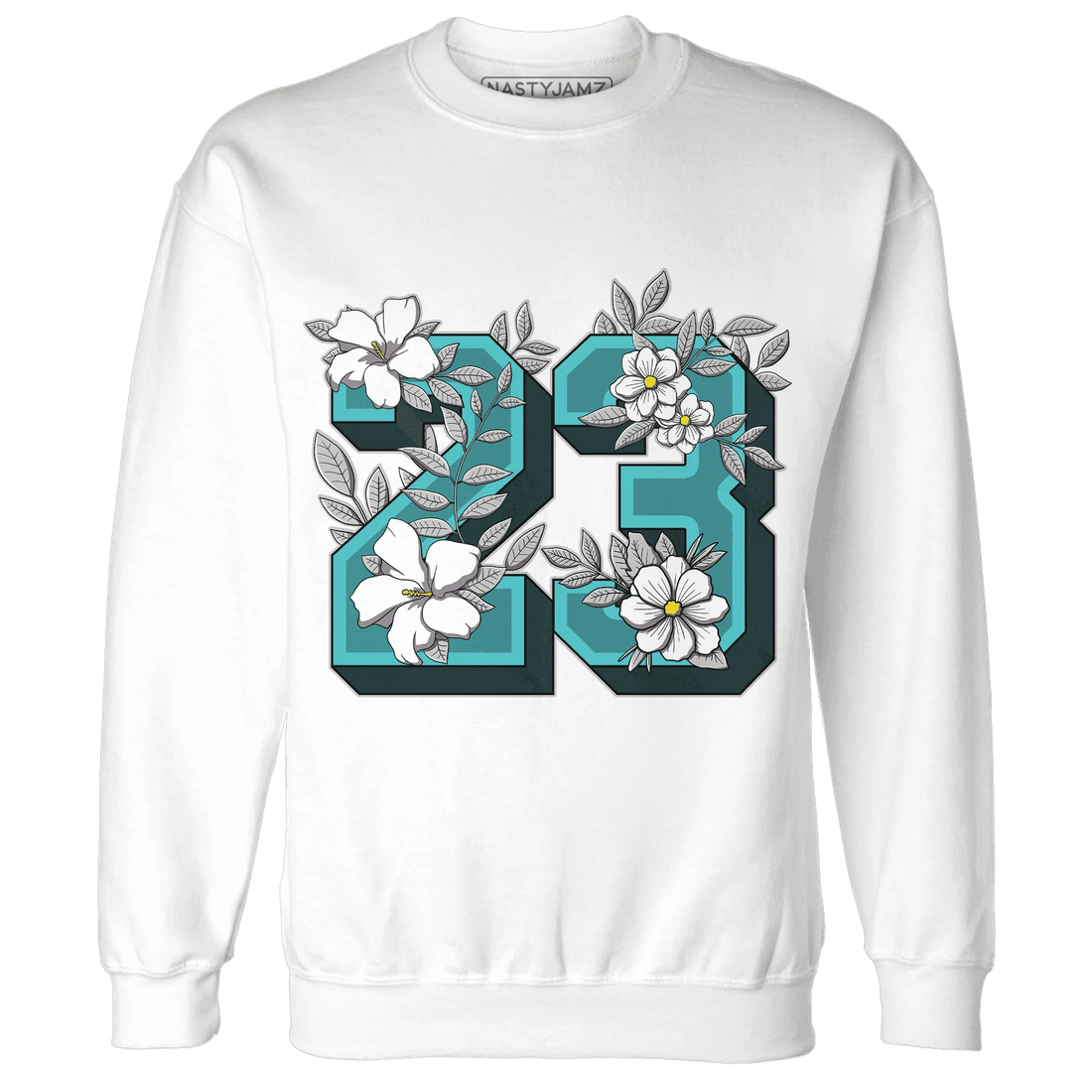 NBL-Cyan-Burst-9060-NastyJamz-Sweatshirt-Match-23-Floral