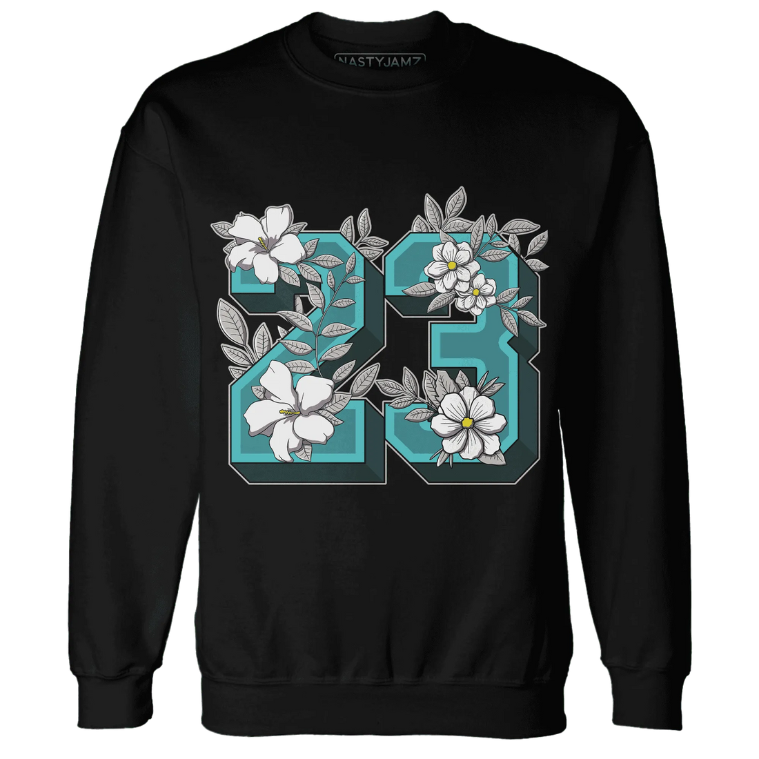 NBL-Cyan-Burst-9060-NastyJamz-Sweatshirt-Match-23-Floral