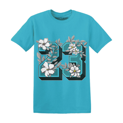 NBL-Cyan-Burst-9060-NastyJamz-T-Shirt-Match-23-Floral
