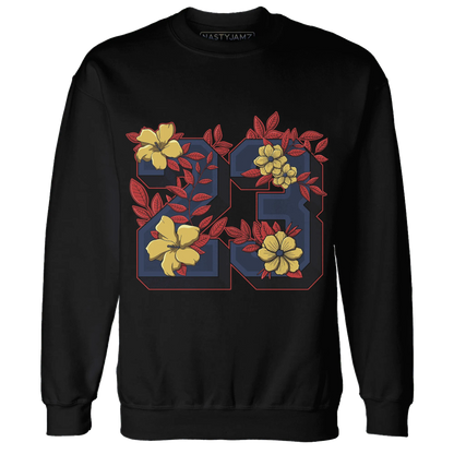 VaporMax-Air-Plus-Midnight-Navy-Gold-Black-NastyJamz-Sweatshirt-Match-23-Floral