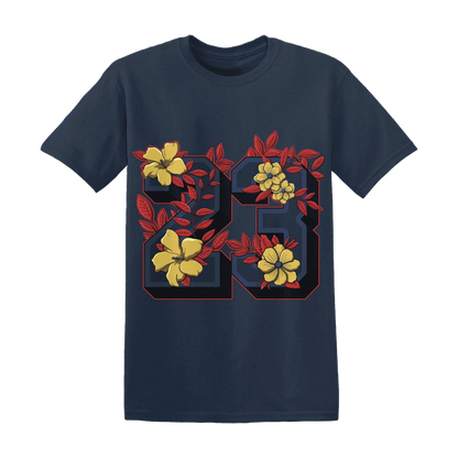 VaporMax-Air-Plus-Midnight-Navy-Gold-Black-NastyJamz-T-Shirt-Match-23-Floral