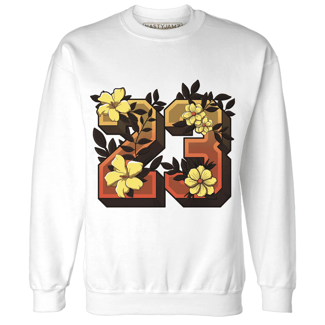 VaporMax-Crimson-Total-Orange-Plus-NastyJamz-Sweatshirt-Match-23-Floral