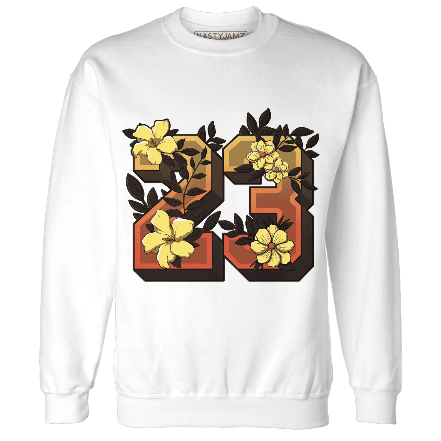 VaporMax-Crimson-Total-Orange-Plus-NastyJamz-Sweatshirt-Match-23-Floral