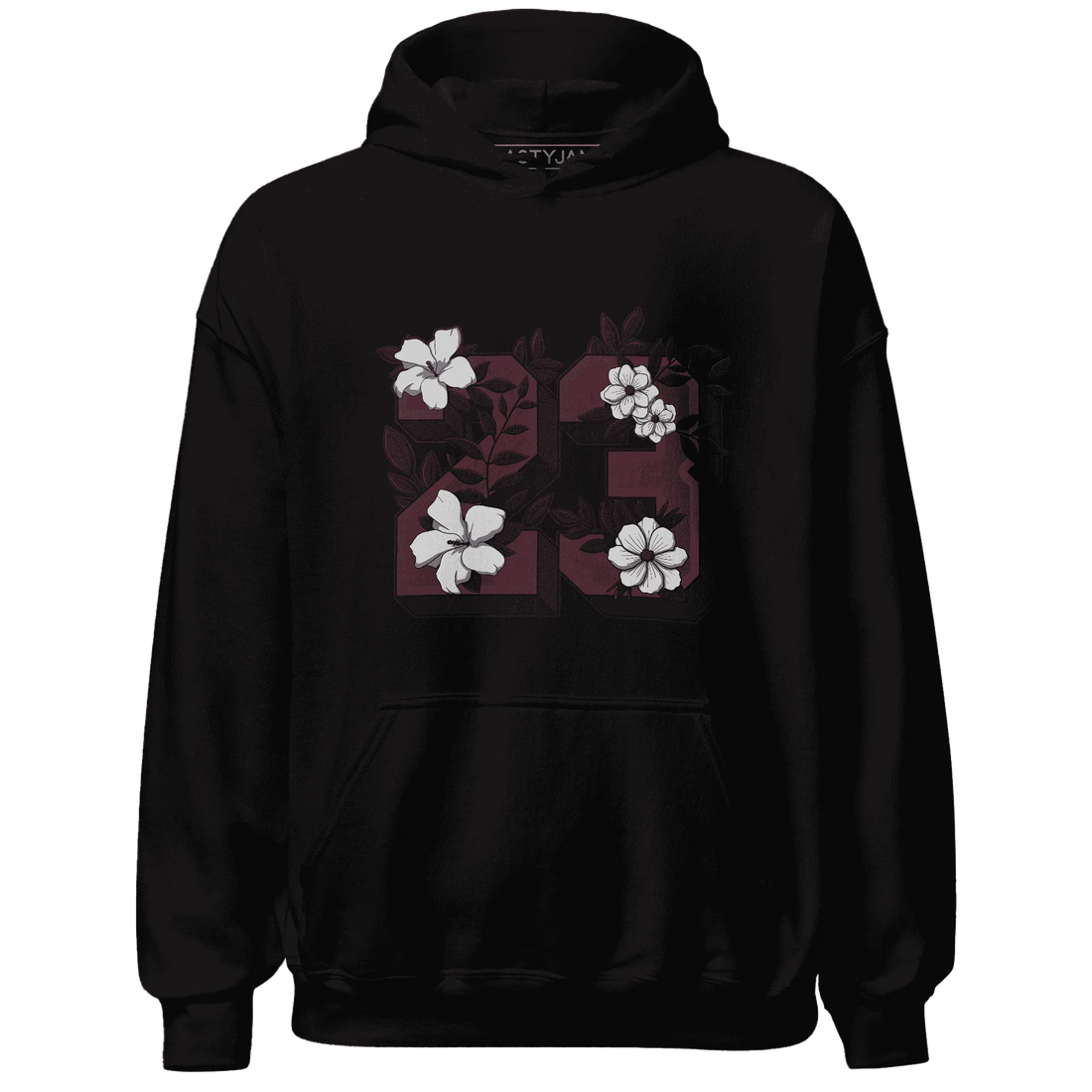 VaporMax-Night-Maron-Burgundy-NastyJamz-Hoodie-Match-23-Floral