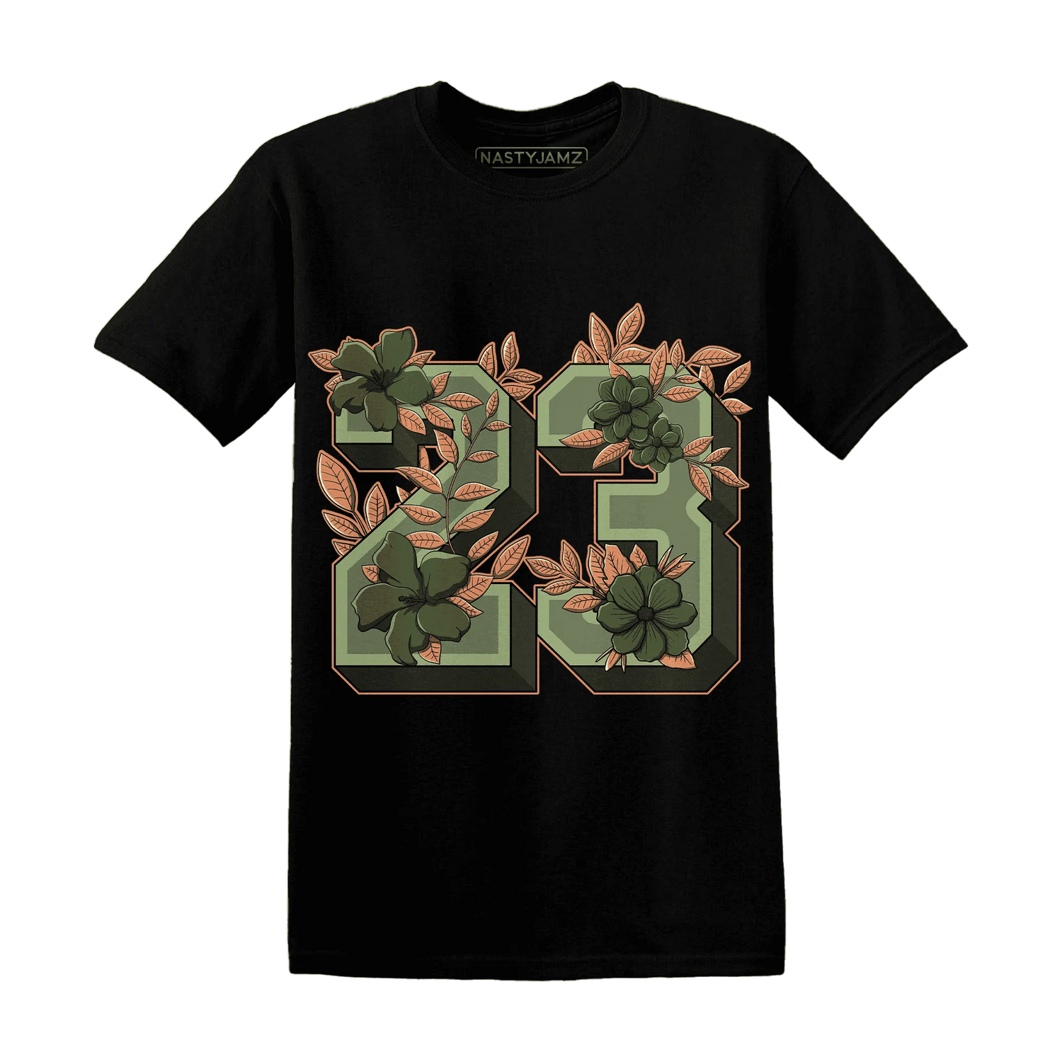 VaporMax-Plus-Alligator-NastyJamz-T-Shirt-Match-23-Floral