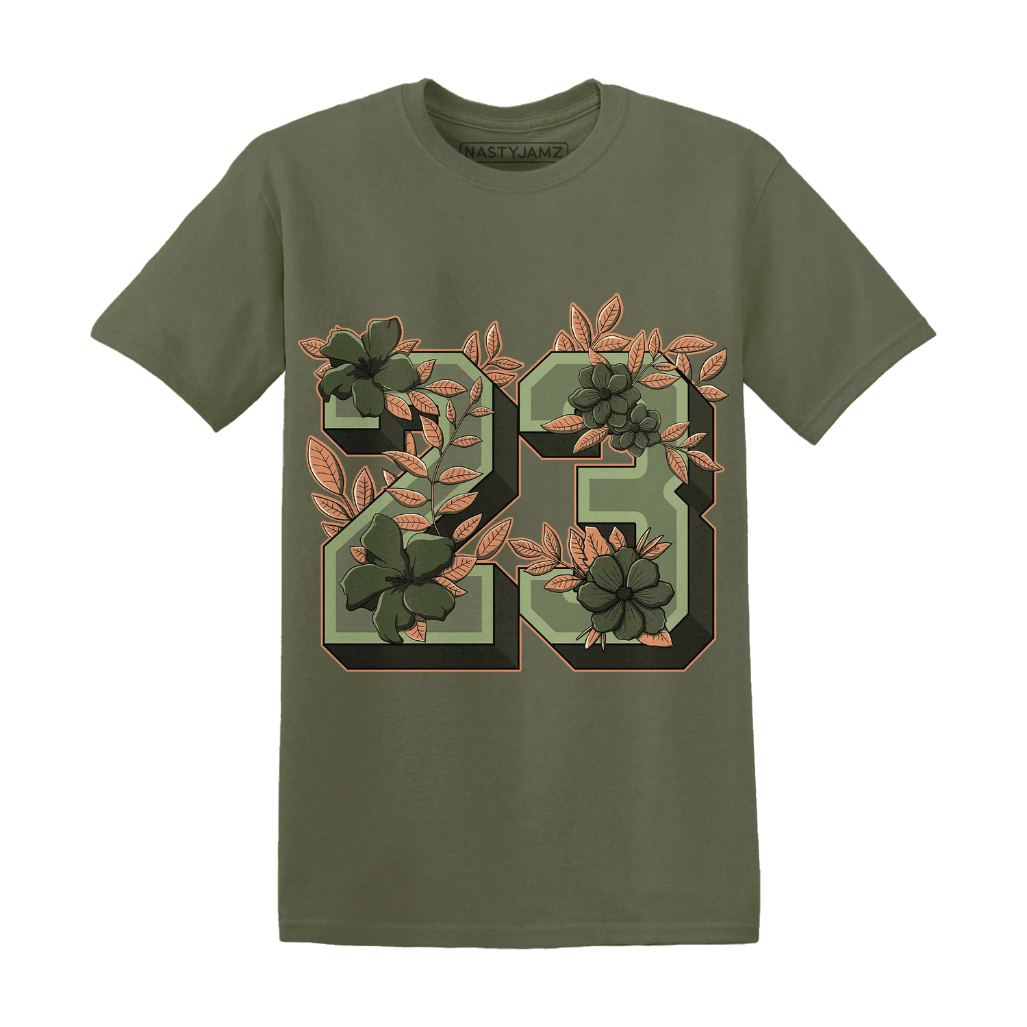 VaporMax-Plus-Alligator-NastyJamz-T-Shirt-Match-23-Floral