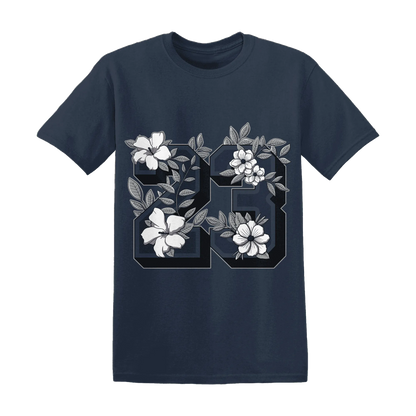 VaporMax-Plus-Midnight-Navy-White-Metallic-Silver-T-Shirt-Match-23-Floral