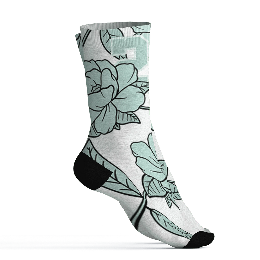 AF-1-Low-Jade-Ice-White-Socks-Match-23-Floral-3D-Flower