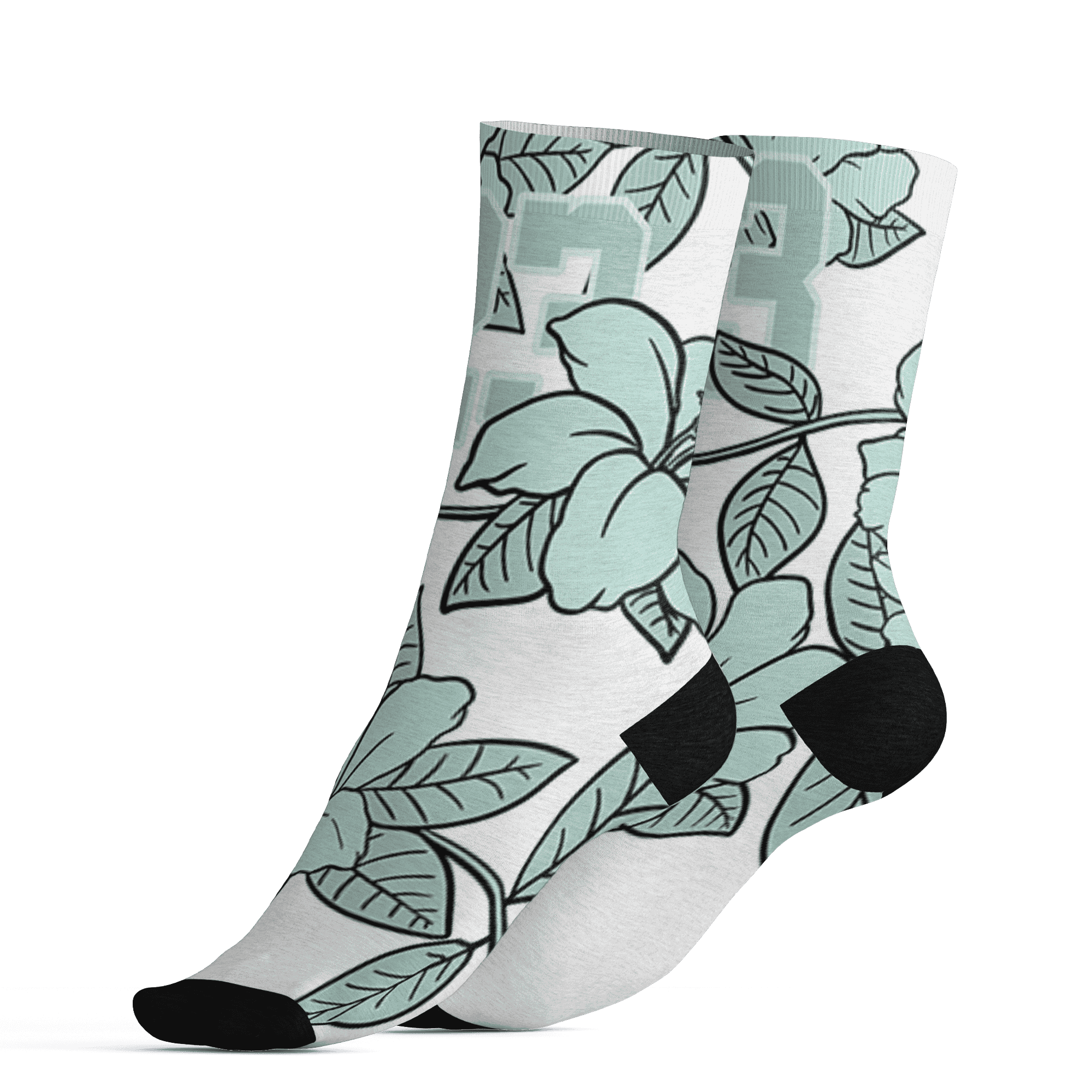 AF-1-Low-Jade-Ice-White-Socks-Match-23-Floral-3D-Flower