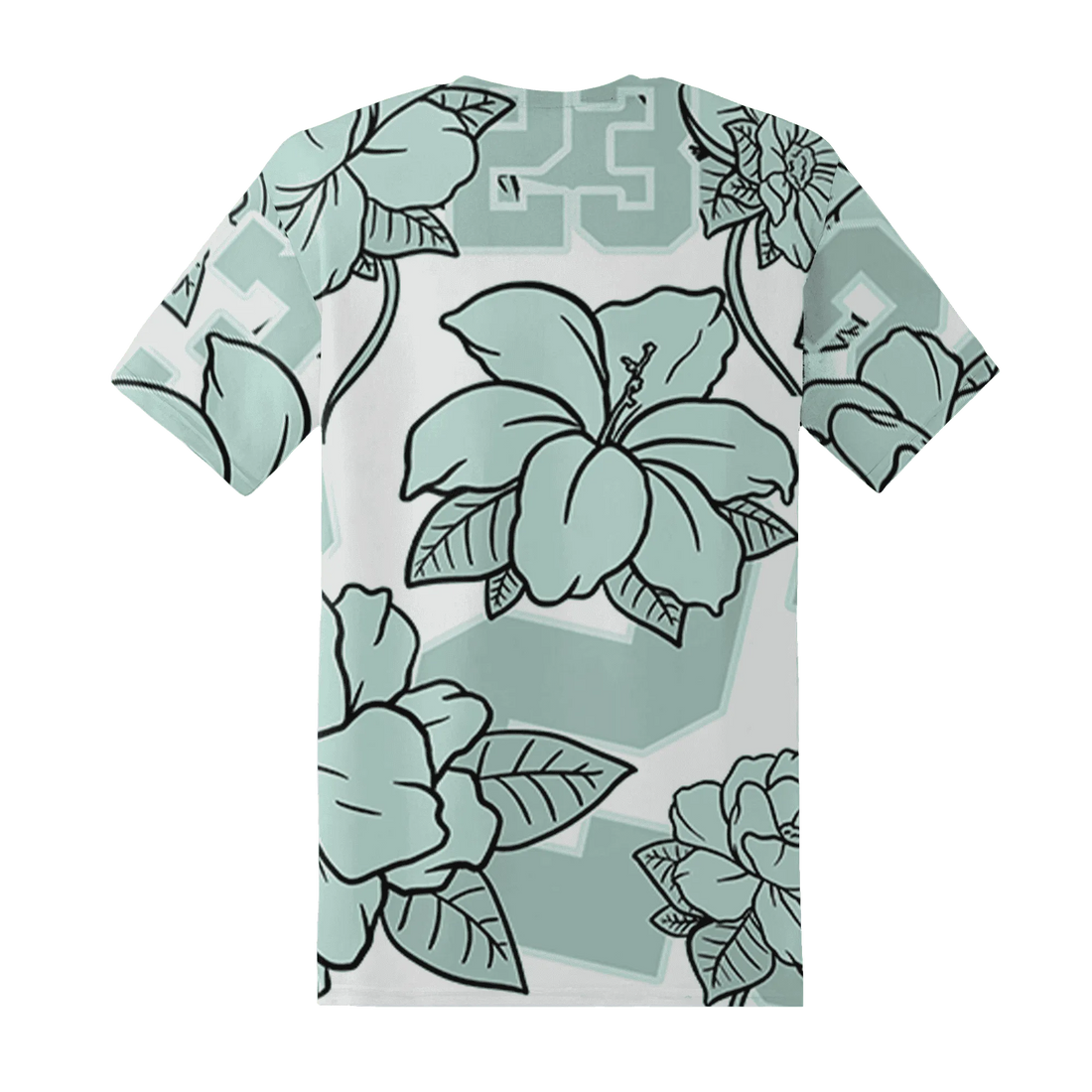 AF-1-Low-Jade-Ice-White-T-Shirt-Match-23-Floral-3D-Flower