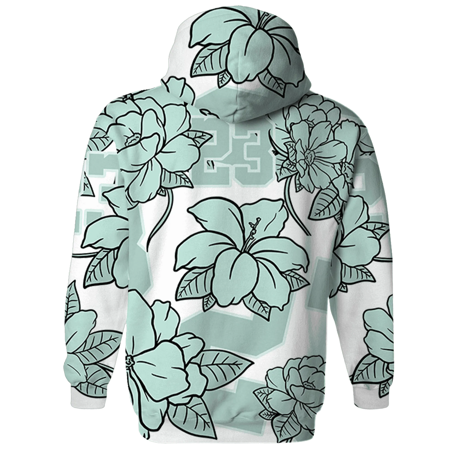AF-1-Low-Jade-Ice-White-Hoodie-Match-23-Floral-3D-Flower