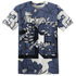 Low-Diffused-Blue-11s-T-Shirt-Match-23-Floral-3D-Flower
