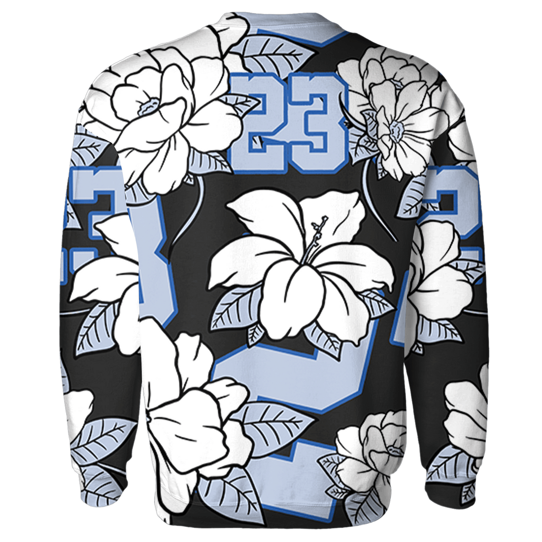 Low Space Jamz 11s Sweatshirt Match 23 Floral 3D All-Over Print Flower - NastyJamz