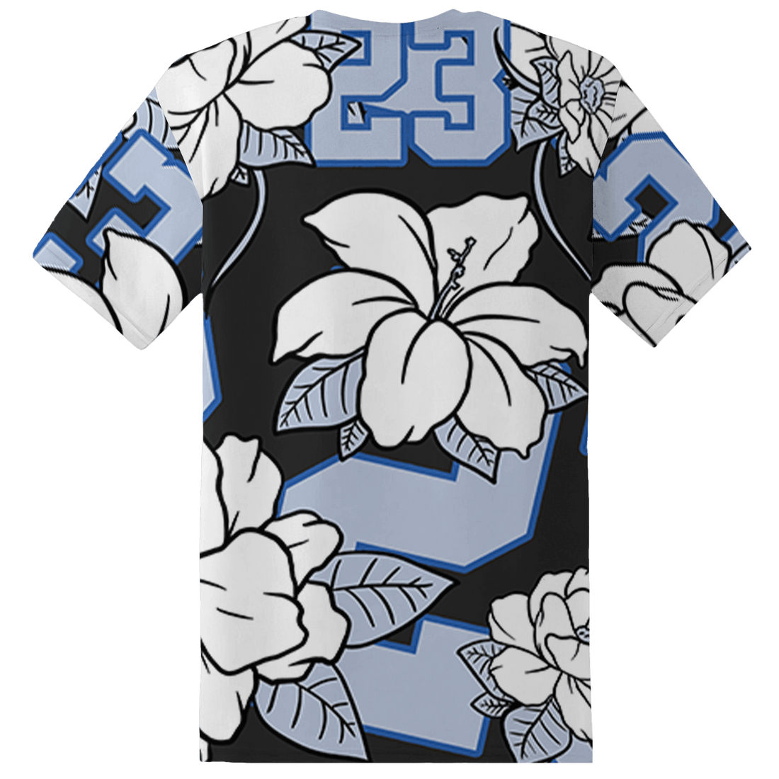 Low Space Jamz 11s T Shirt Match 23 Floral 3D All-Over Print Flower - NastyJamz