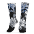 Low Space Jamz 11s Socks Match 23 Floral 3D All-Over Print Flower - NastyJamz