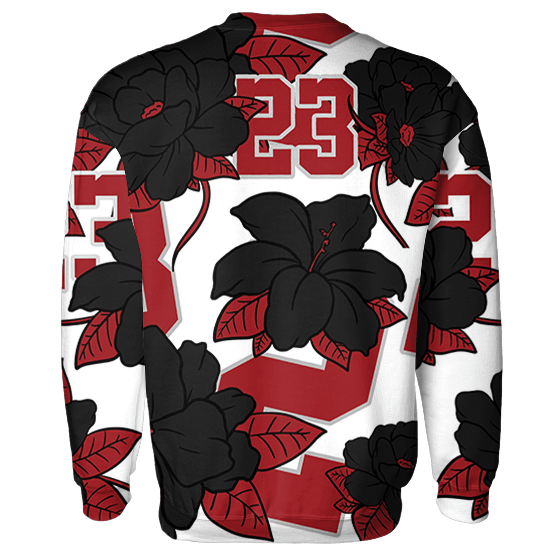 Retro Red Taxi 12s Hoodie Match 23 Floral 3D All-Over Print - NastyJamz