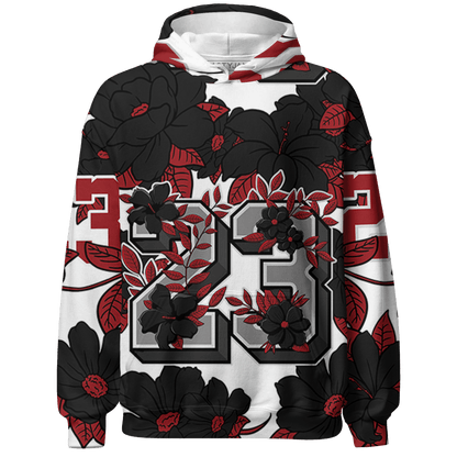 Retro Red Taxi 12s Sweatshirt Match 23 Floral 3D All-Over Print - NastyJamz