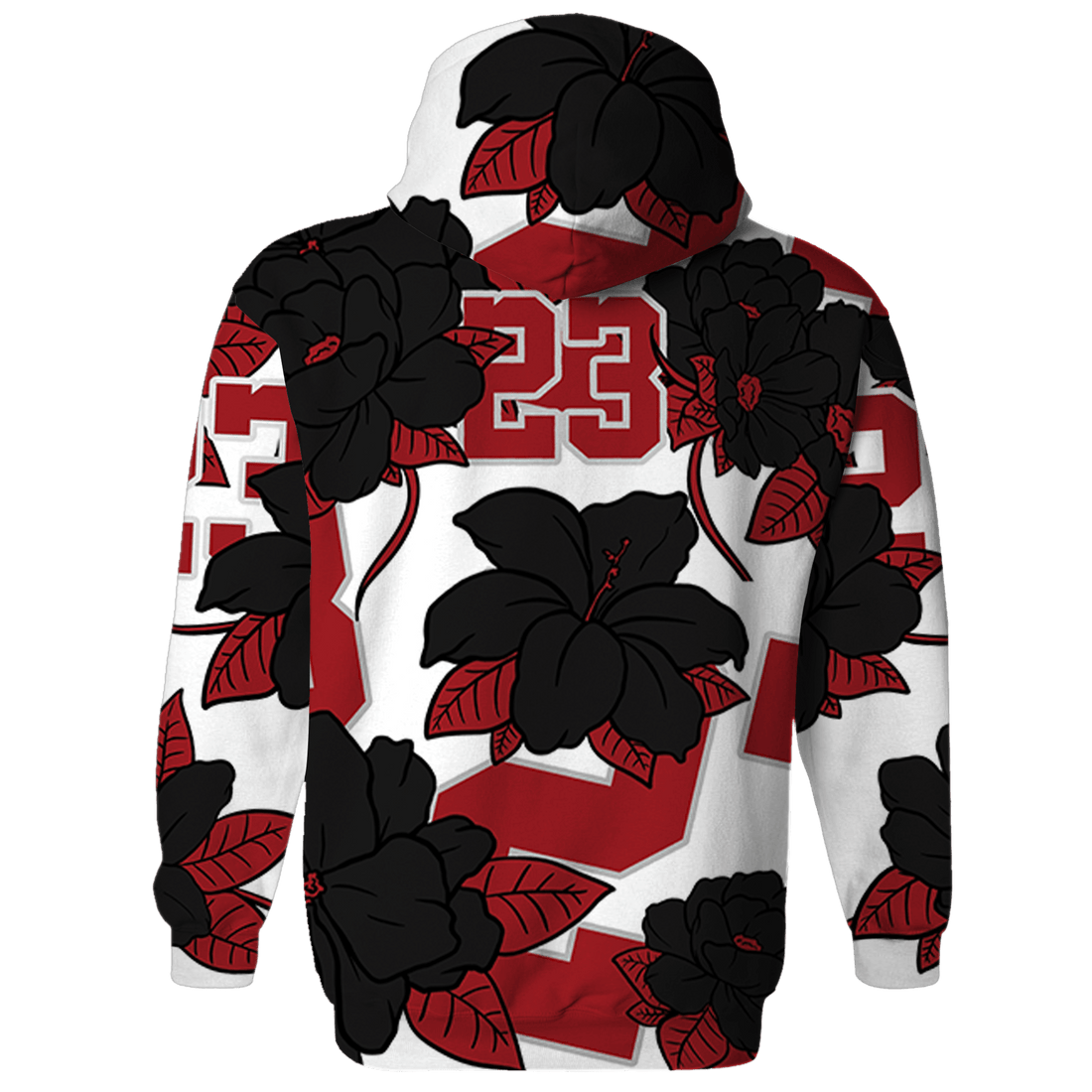 Retro Red Taxi 12s Sweatshirt Match 23 Floral 3D All-Over Print - NastyJamz