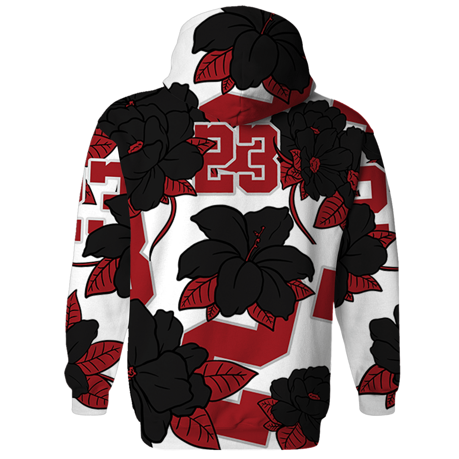Retro Red Taxi 12s Sweatshirt Match 23 Floral 3D All-Over Print - NastyJamz