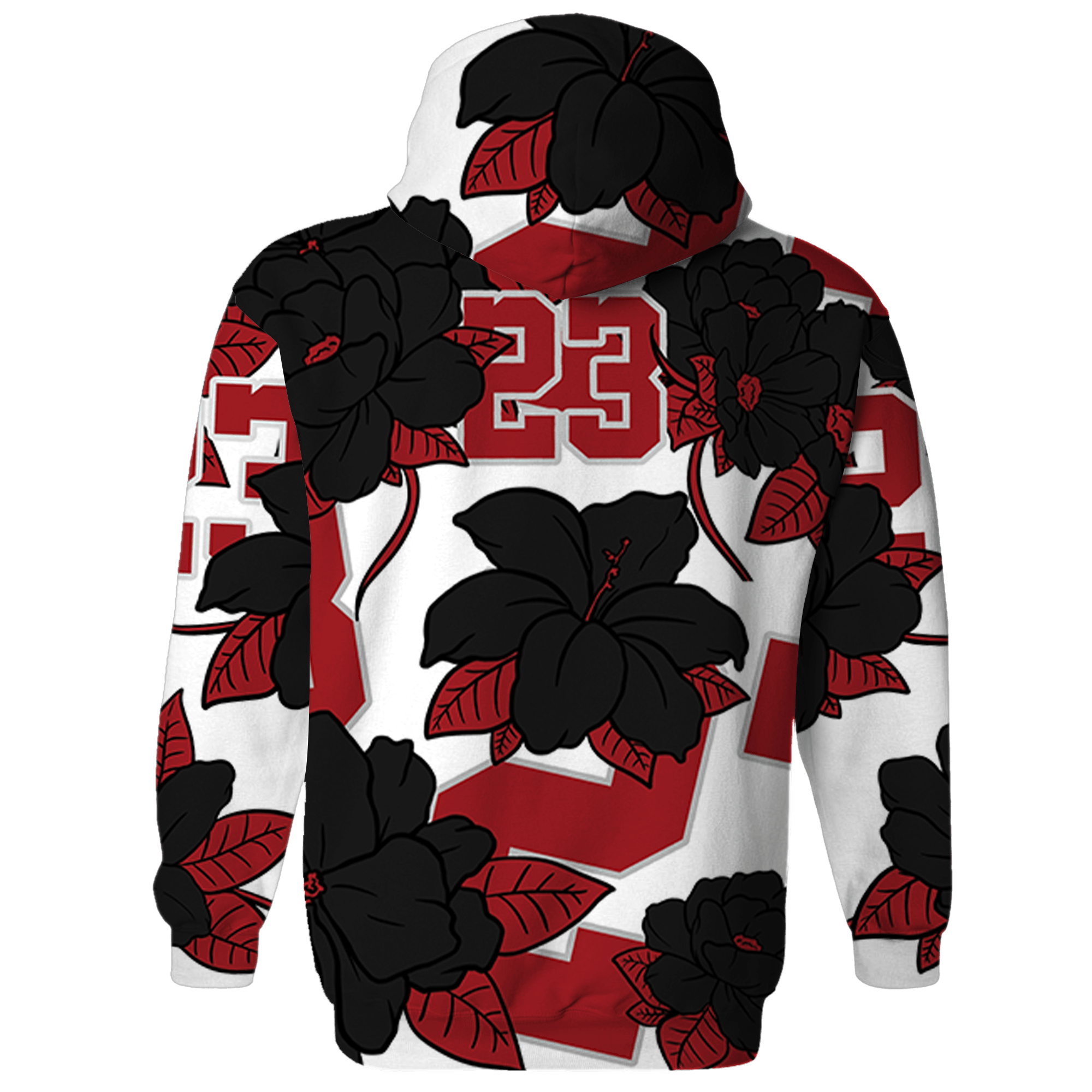 Retro Red Taxi 12s Sweatshirt Match 23 Floral 3D All-Over Print - NastyJamz