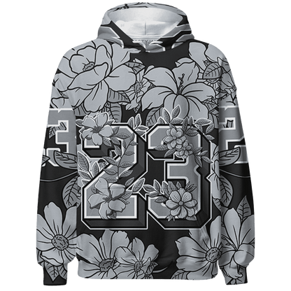 Wolf-Grey-12s-Hoodie-Match-23-Floral-3D-Flower