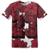 High 85 Metallic Burgundy 1s T Shirt Match 23 Floral 3D All-Over Print Flower - NastyJamz