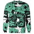 High OG Green Glow 1s Hoodie Match 23 Floral 3D All-Over Print - NastyJamz
