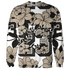 Latte 1s Hoodie Match 23 Floral 3D All-Over Print - NastyJamz