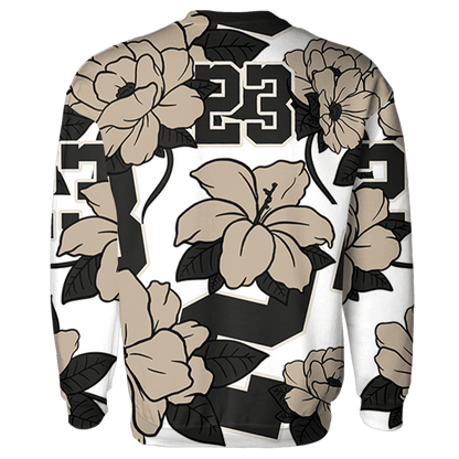 Latte 1s Hoodie Match 23 Floral 3D All-Over Print - NastyJamz