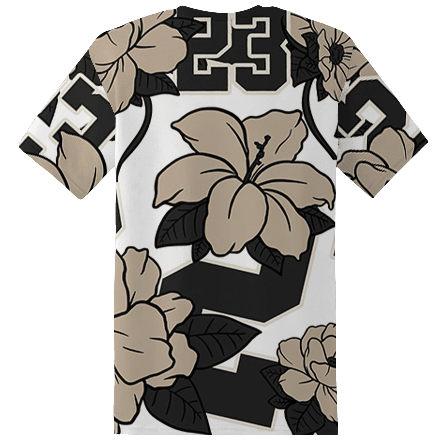 Latte 1s T Shirt Match 23 Floral 3D All-Over Print Flower - NastyJamz