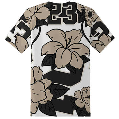 Latte 1s T Shirt Match 23 Floral 3D All-Over Print Flower - NastyJamz