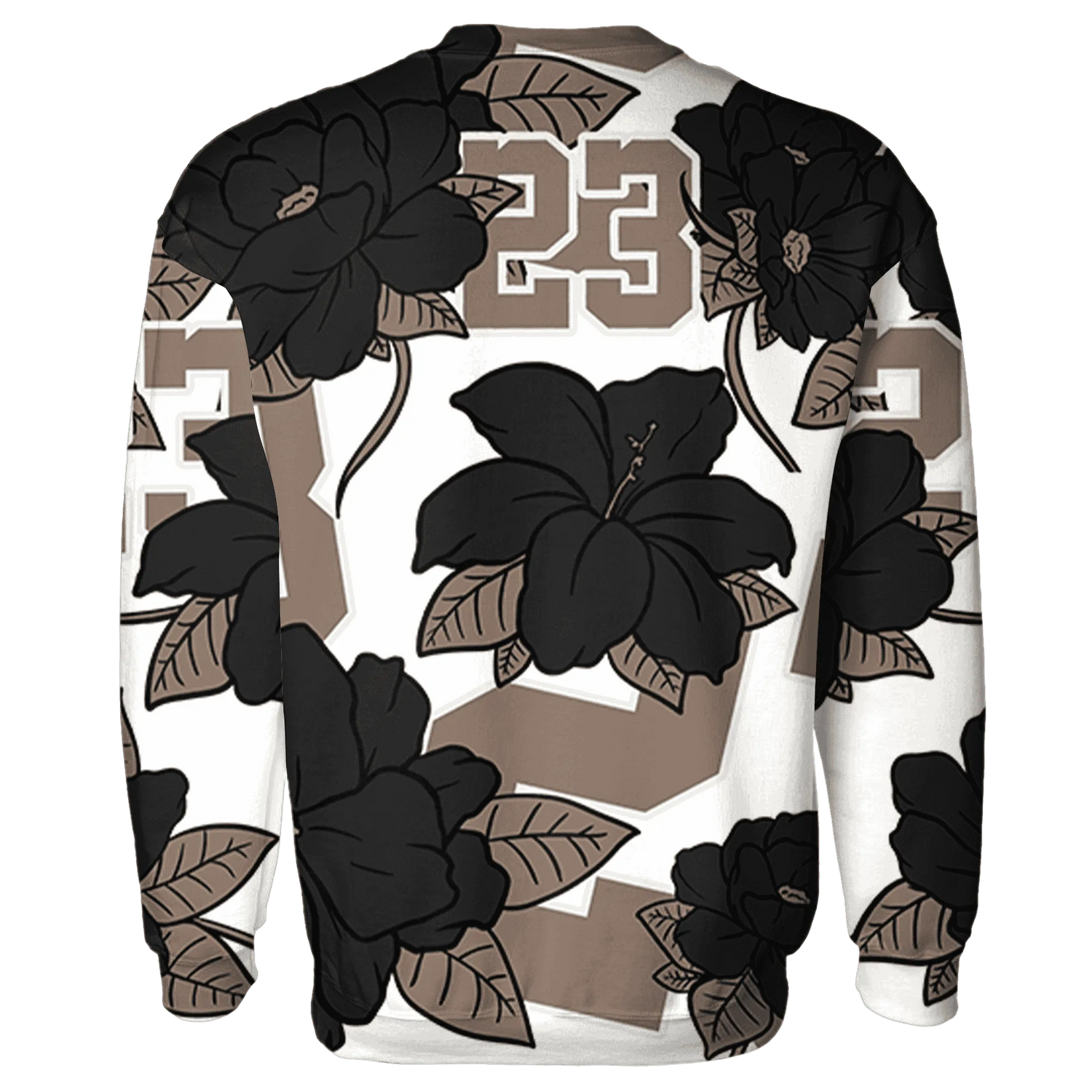 Low-Mocha-1s-Sweatshirt-Match-23-Floral-3D-Flower