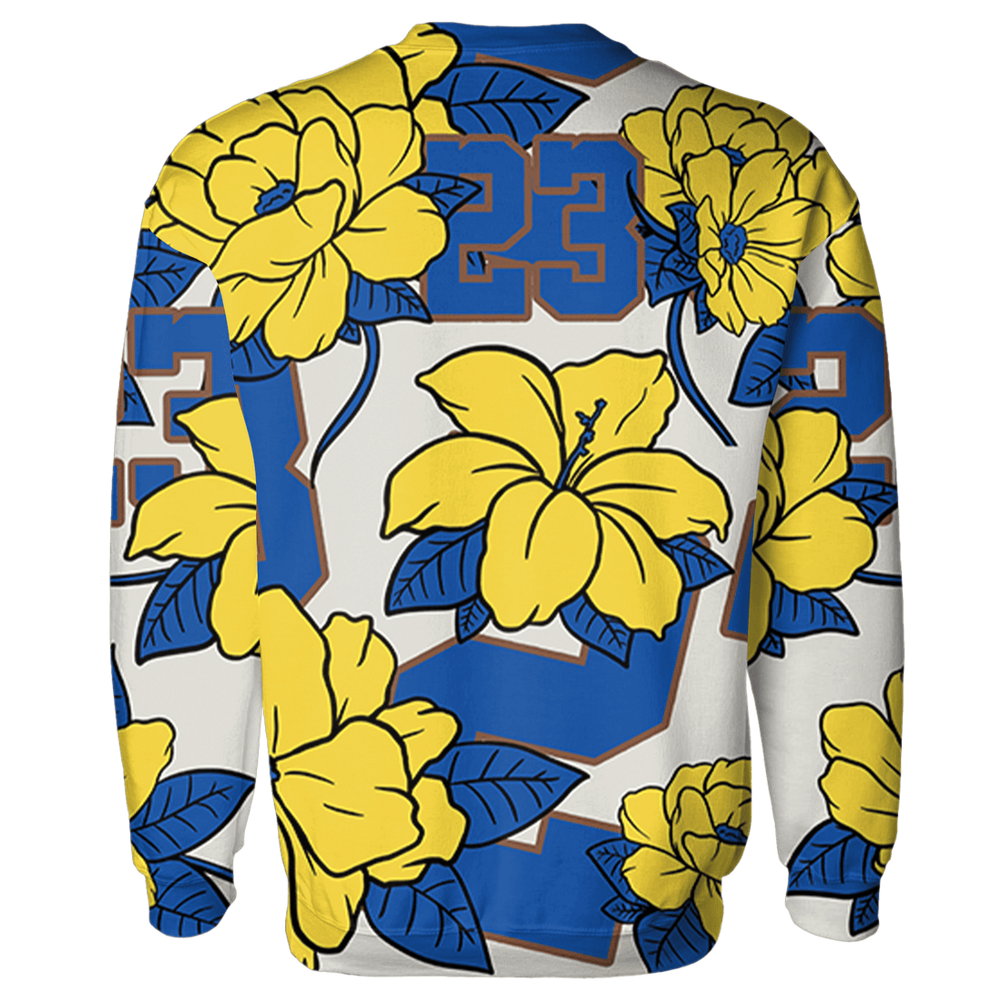 Low OG Canary TVSC 1s Sweatshirt Match 23 Floral 3D All-Over Print Flower - NastyJamz