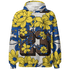 Low OG Canary TVSC 1s Hoodie Match 23 Floral 3D All-Over Print Flower - NastyJamz
