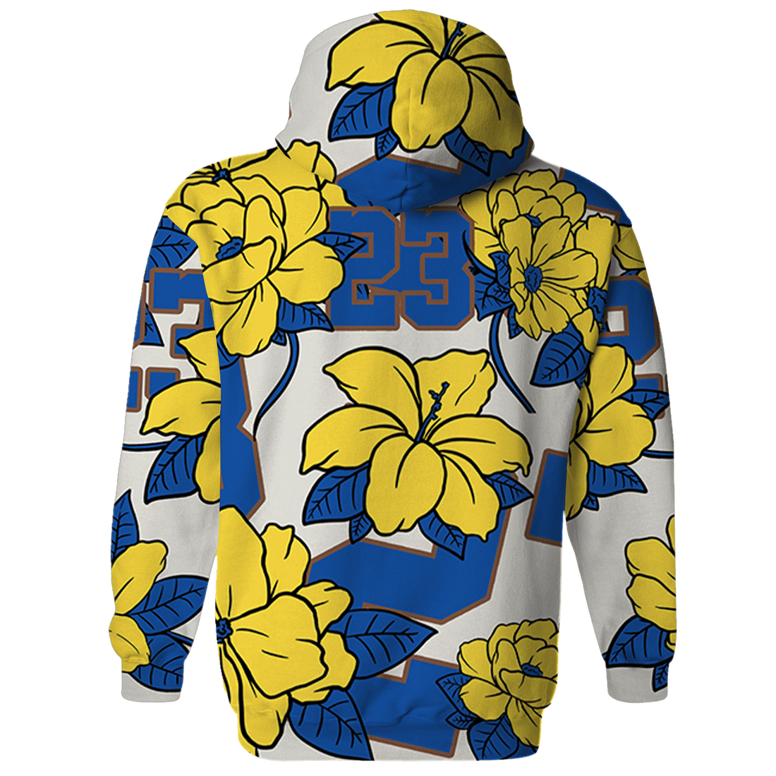Low OG Canary TVSC 1s Hoodie Match 23 Floral 3D All-Over Print Flower - NastyJamz
