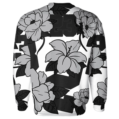 Wolf-Grey-1s-Sweatshirt-Match-23-Floral-3D-Flower