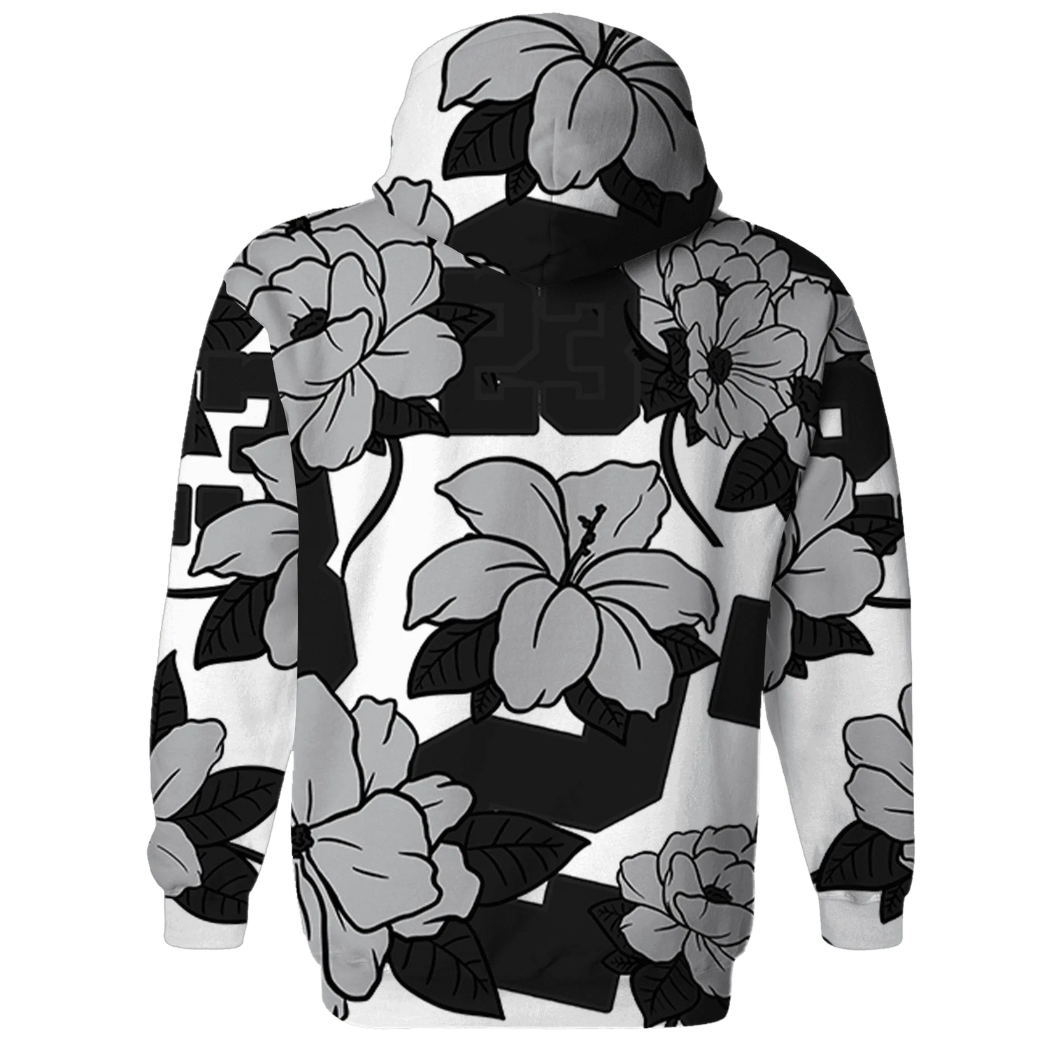 Wolf-Grey-1s-Hoodie-Match-23-Floral-3D-Flower