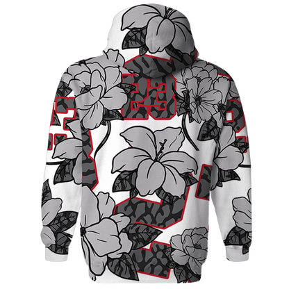 Cement-Grey-3s-Hoodie-Match-23-Floral-3D-Flower