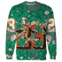 Nina CN Abney 3s Sweatshirt Match 23 Floral 3D All-Over Print Flower - NastyJamz