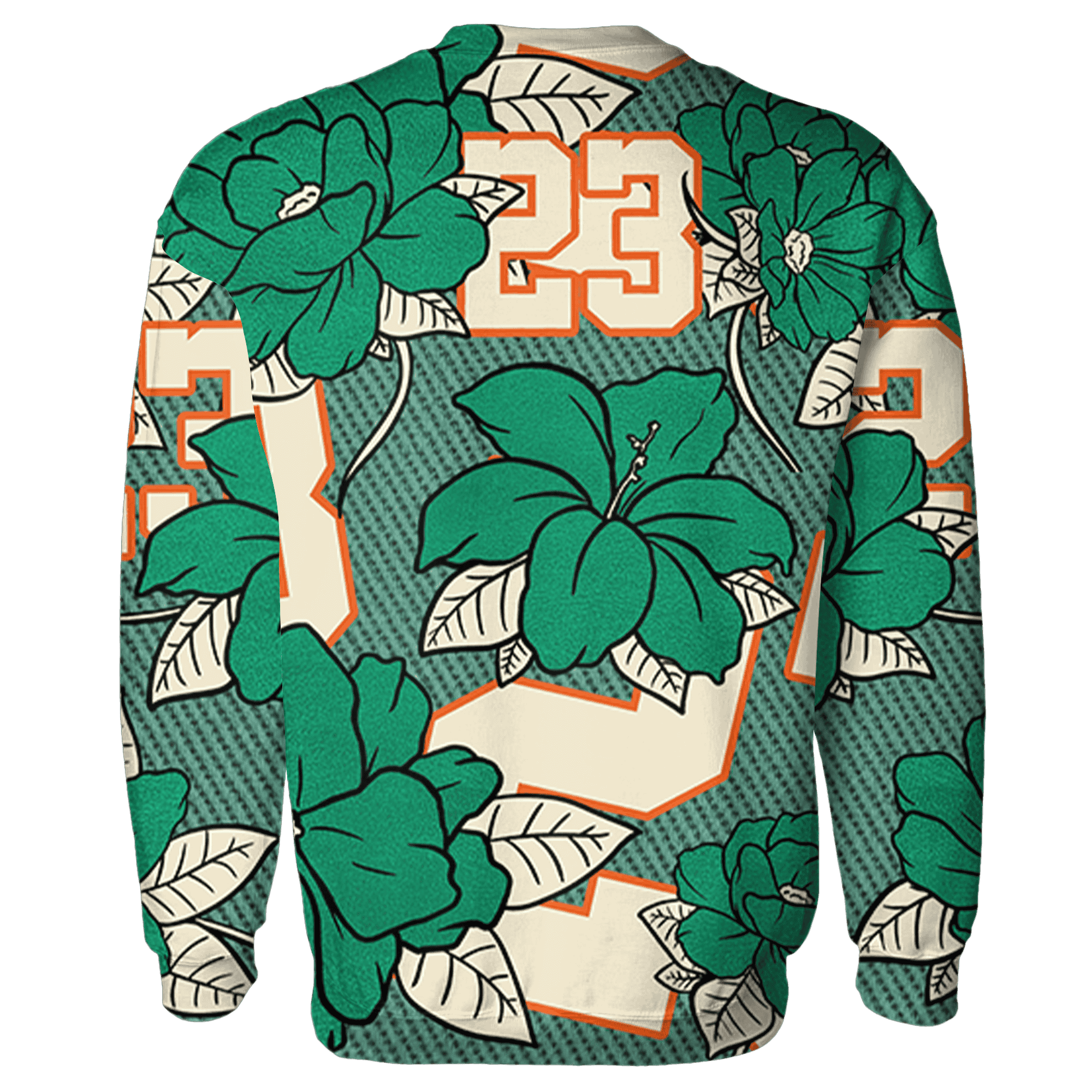 Nina CN Abney 3s Sweatshirt Match 23 Floral 3D All-Over Print Flower - NastyJamz