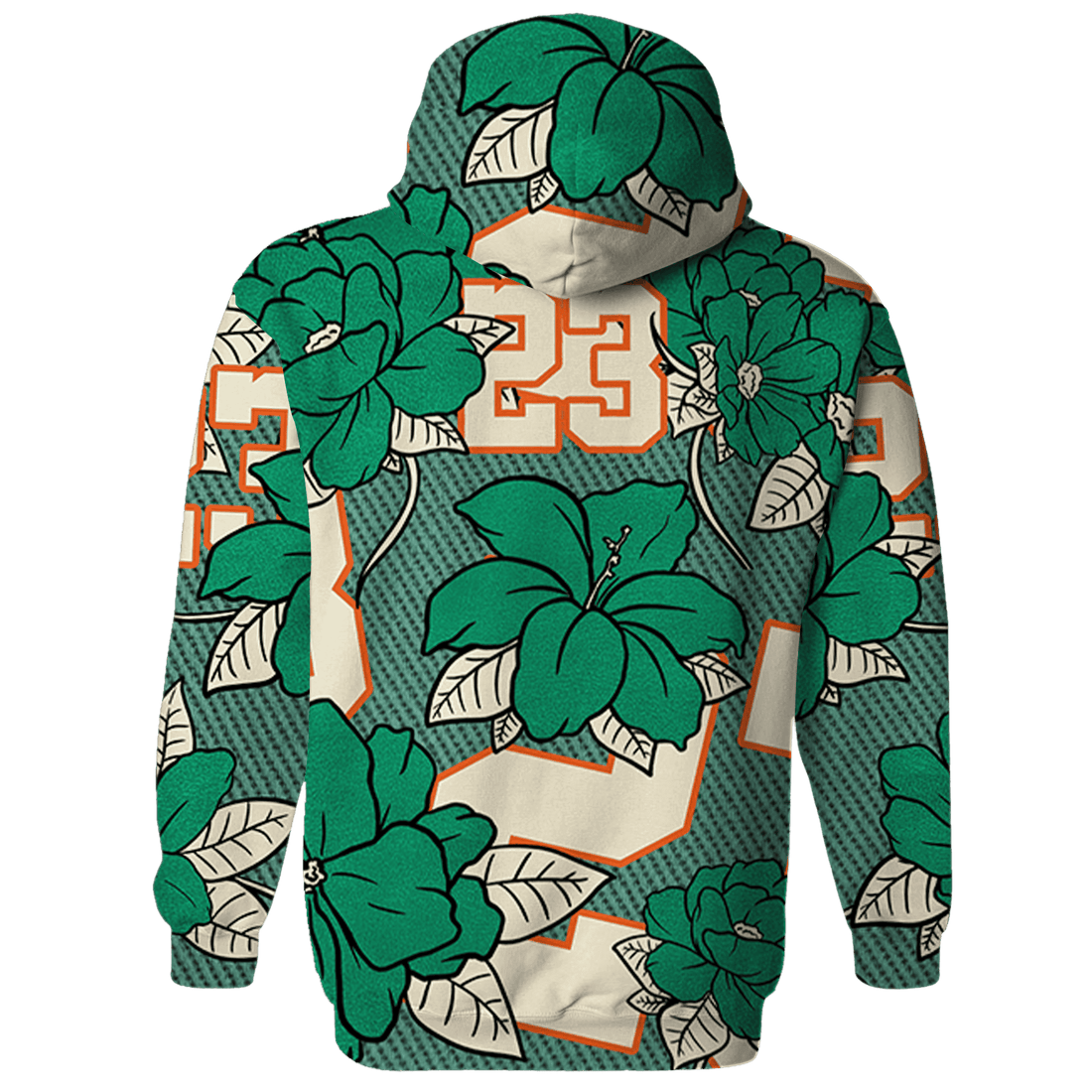Nina CN Abney 3s Hoodie Match 23 Floral 3D All-Over Print Flower - NastyJamz