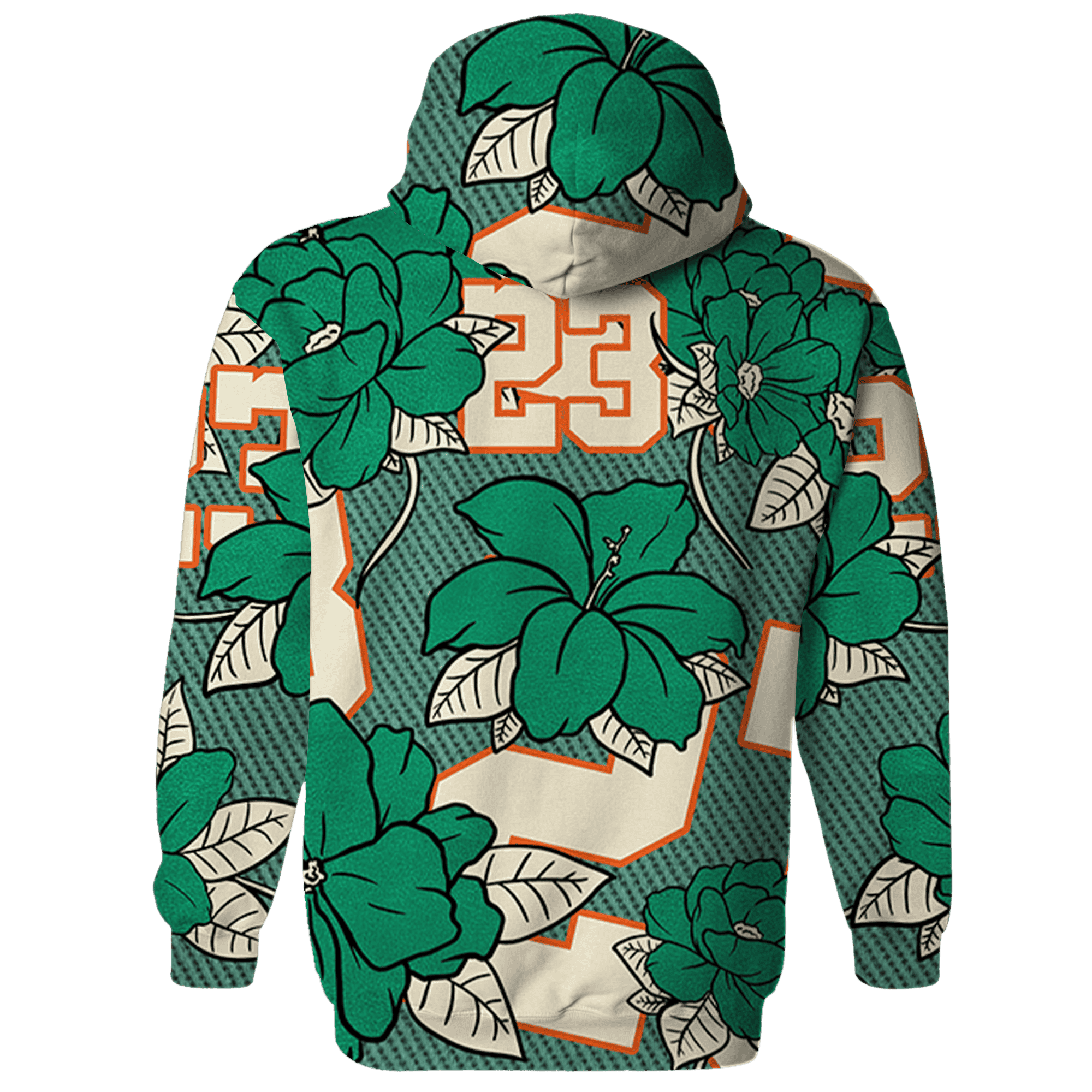 Nina CN Abney 3s Hoodie Match 23 Floral 3D All-Over Print Flower - NastyJamz
