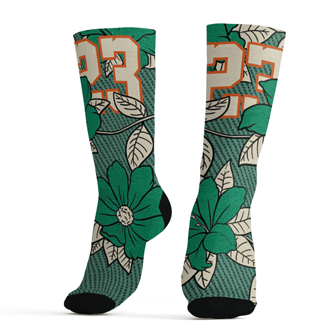 Nina CN Abney 3s Socks Match 23 Floral 3D All-Over Print Flower - NastyJamz