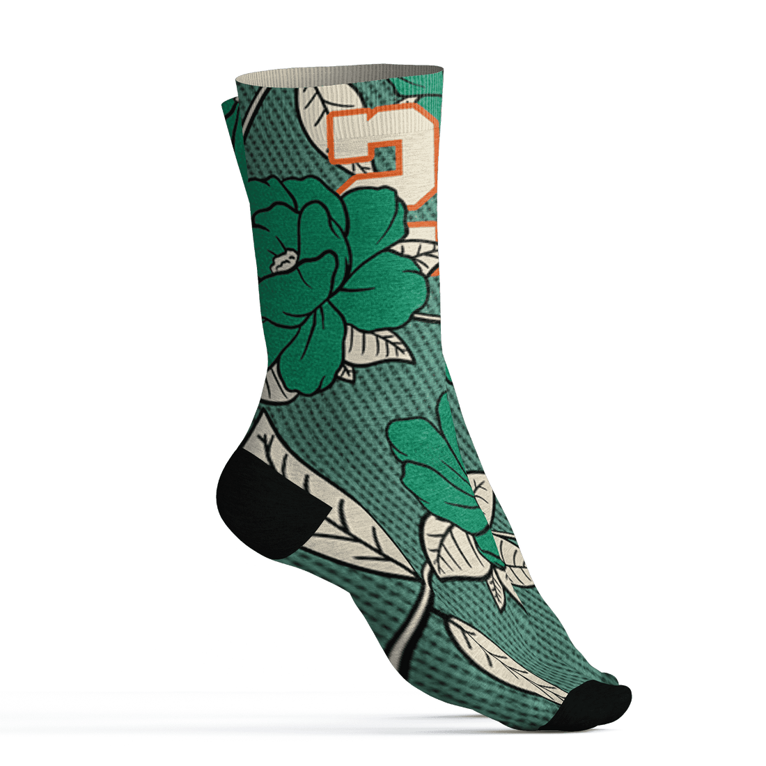 Nina CN Abney 3s Socks Match 23 Floral 3D All-Over Print Flower - NastyJamz
