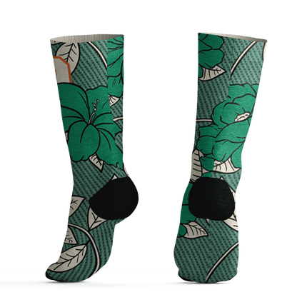 Nina CN Abney 3s Socks Match 23 Floral 3D All-Over Print Flower - NastyJamz