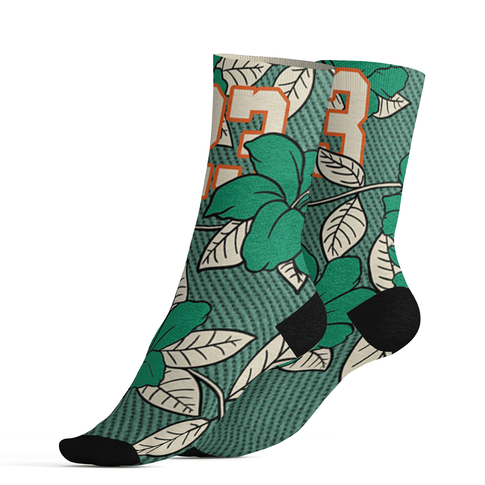 Nina CN Abney 3s Socks Match 23 Floral 3D All-Over Print Flower - NastyJamz