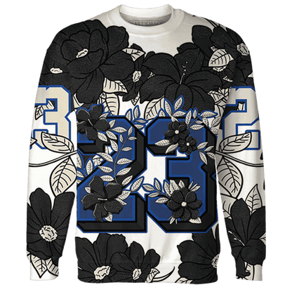 Quaiii 54 3s Sweatshirt Match 23 Floral 3D All-Over Print Flower - NastyJamz