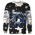 Quaiii 54 3s Sweatshirt Match 23 Floral 3D All-Over Print Flower - NastyJamz