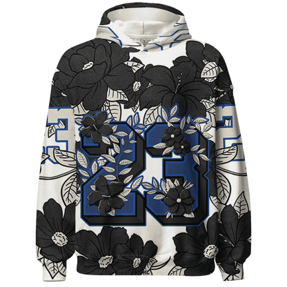 Quaiii 54 3s Hoodie Match 23 Floral 3D All-Over Print Flower - NastyJamz